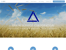 Tablet Screenshot of grainservice.com